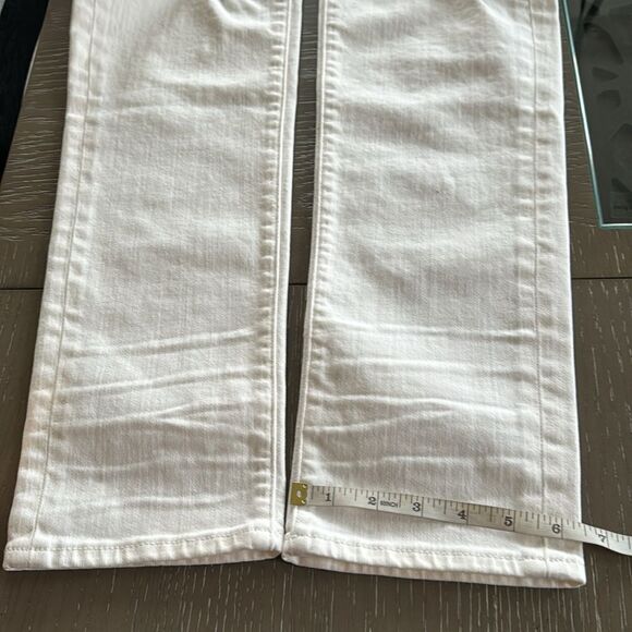 NWT! Abercrombie & Fitch Athletic Skinny Stretch White Distressed Jeans Sz 29x32 - Picture 13 of 14